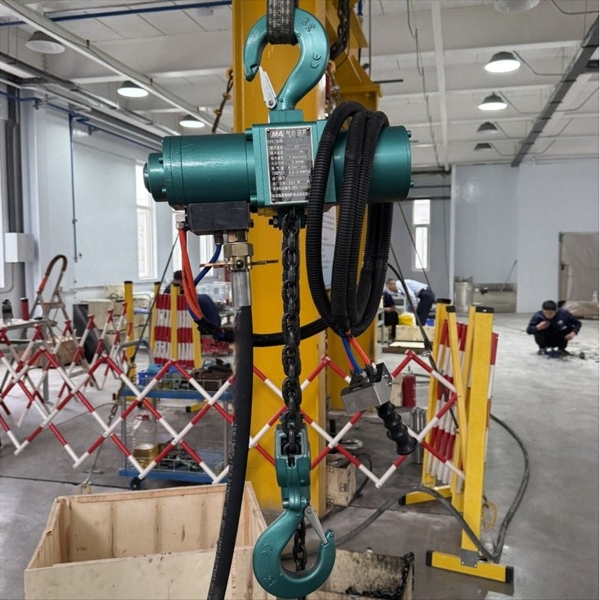 防爆氣動葫蘆 2T礦用環(huán)鏈葫蘆 定制加工 煤安認證